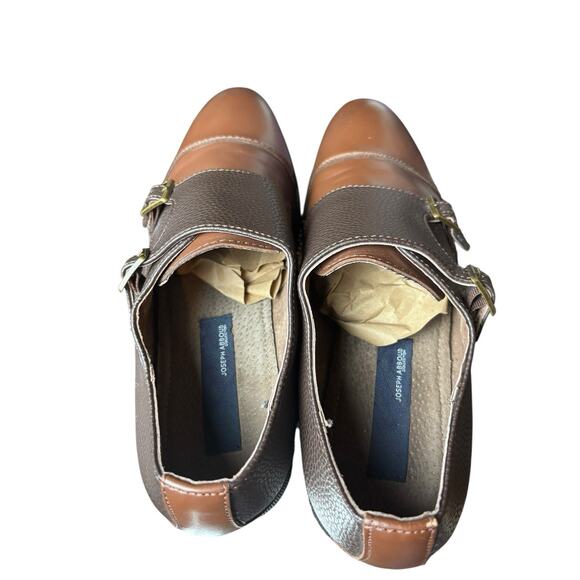 Joseph Abboud Glenn Slip on Monk Men's Strap 11 Dress Shoes Business Casual - Picture 5 of 7